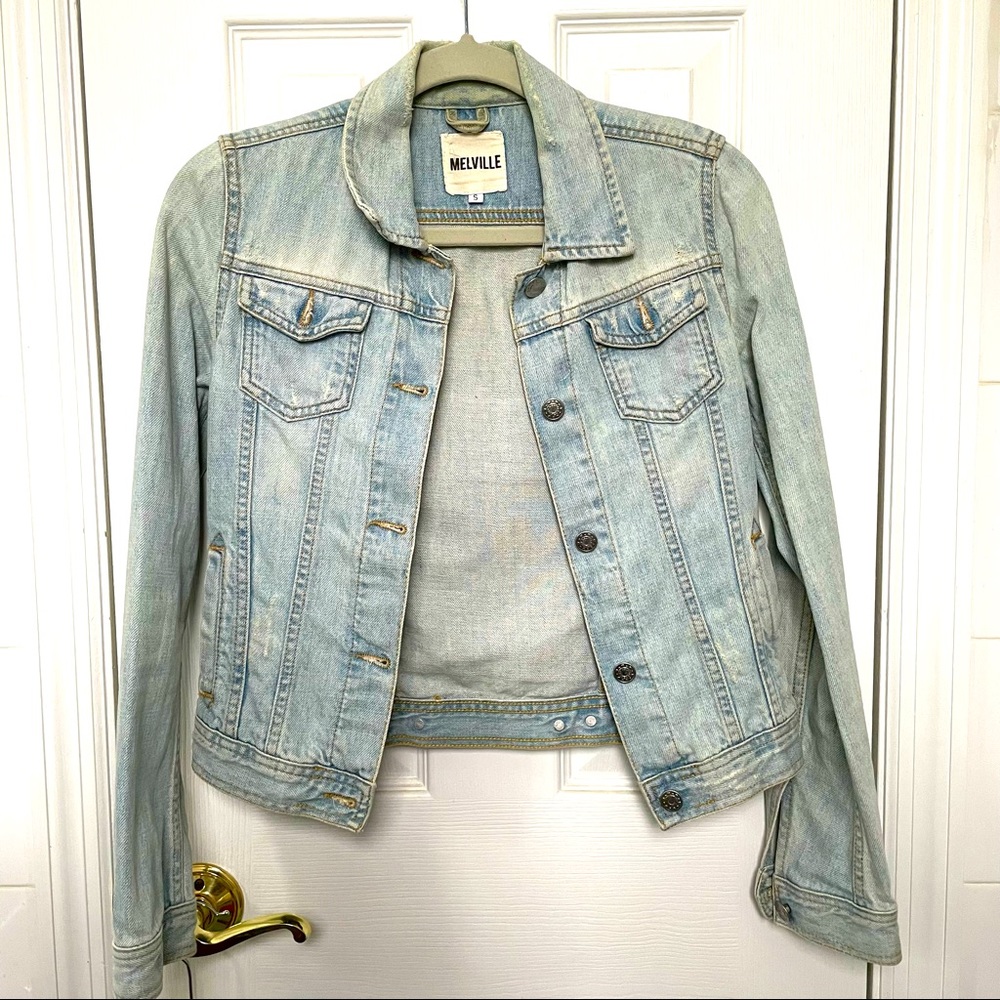 light wash jean jacket